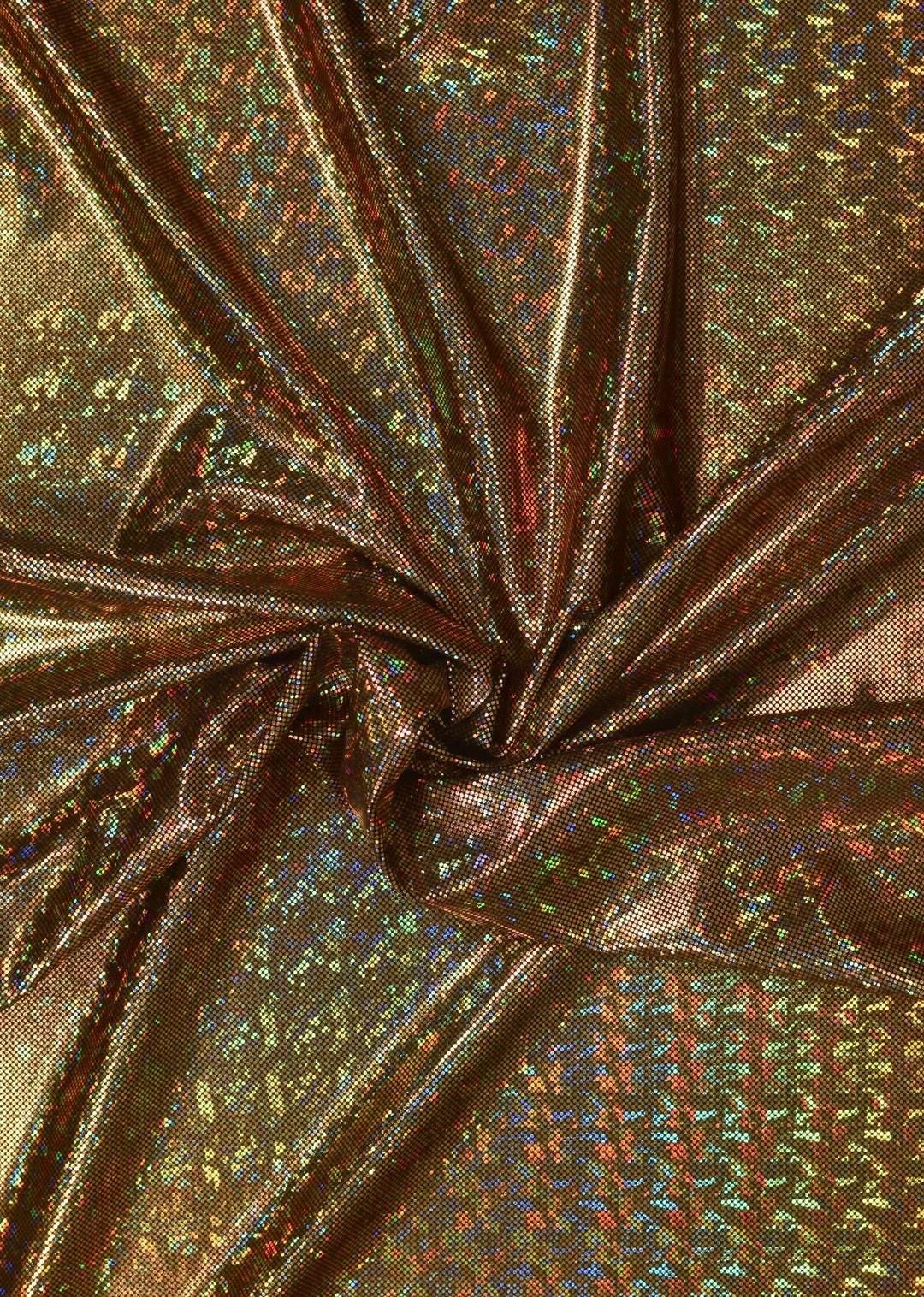 Holographic Shatter Glass Spandex Fabric - 60" Wide - Dance, Swim, Costume - Nix Guide To