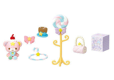 Sanrio: LittleTwinStars PASTEL SWEETS ROOM (1 Random Box) (Re-ment Blind Box) - Nix Guide To