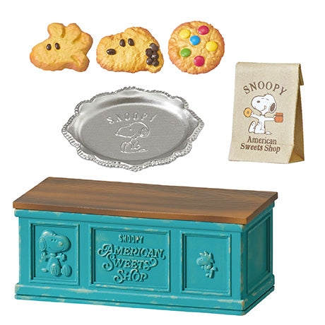 Snoopy American Sweets Shop (1 Random Box) (Re-ment Blind Box) - Nix Guide To