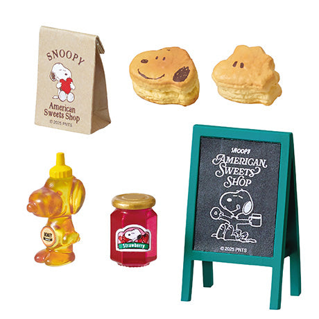 Snoopy American Sweets Shop (1 Random Box) (Re-ment Blind Box) - Nix Guide To