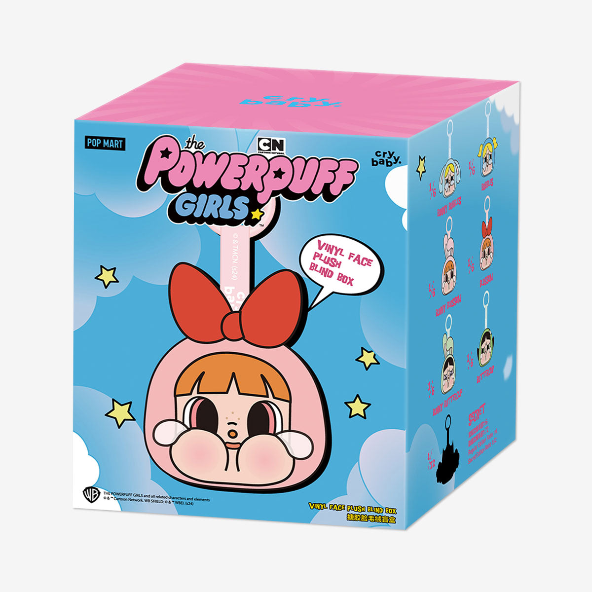 Pop Mart Cry Baby × Powerpuff Girls Vinyl Face Plush Blind Box (1 Random Box) - Nix Guide To