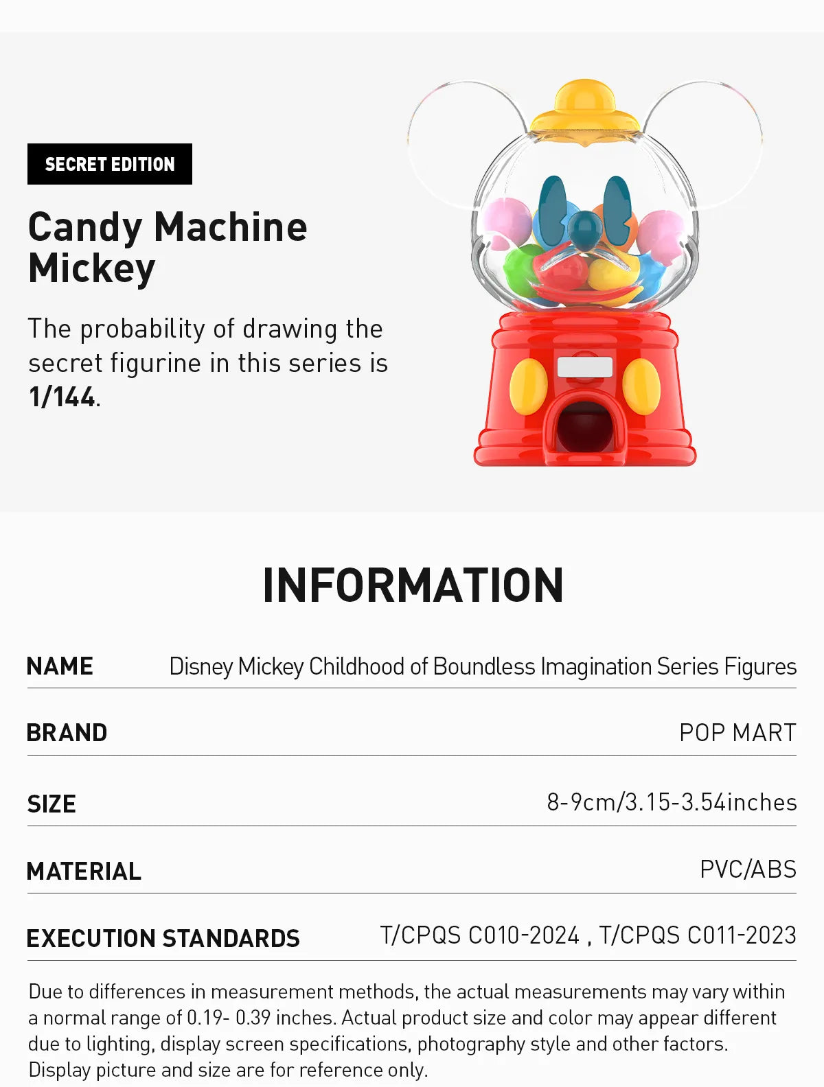 Pop Mart Disney - Mickey Childhood of Boundless Imagination Series Figures Blind Box (1 Random Box) - Nix Guide To