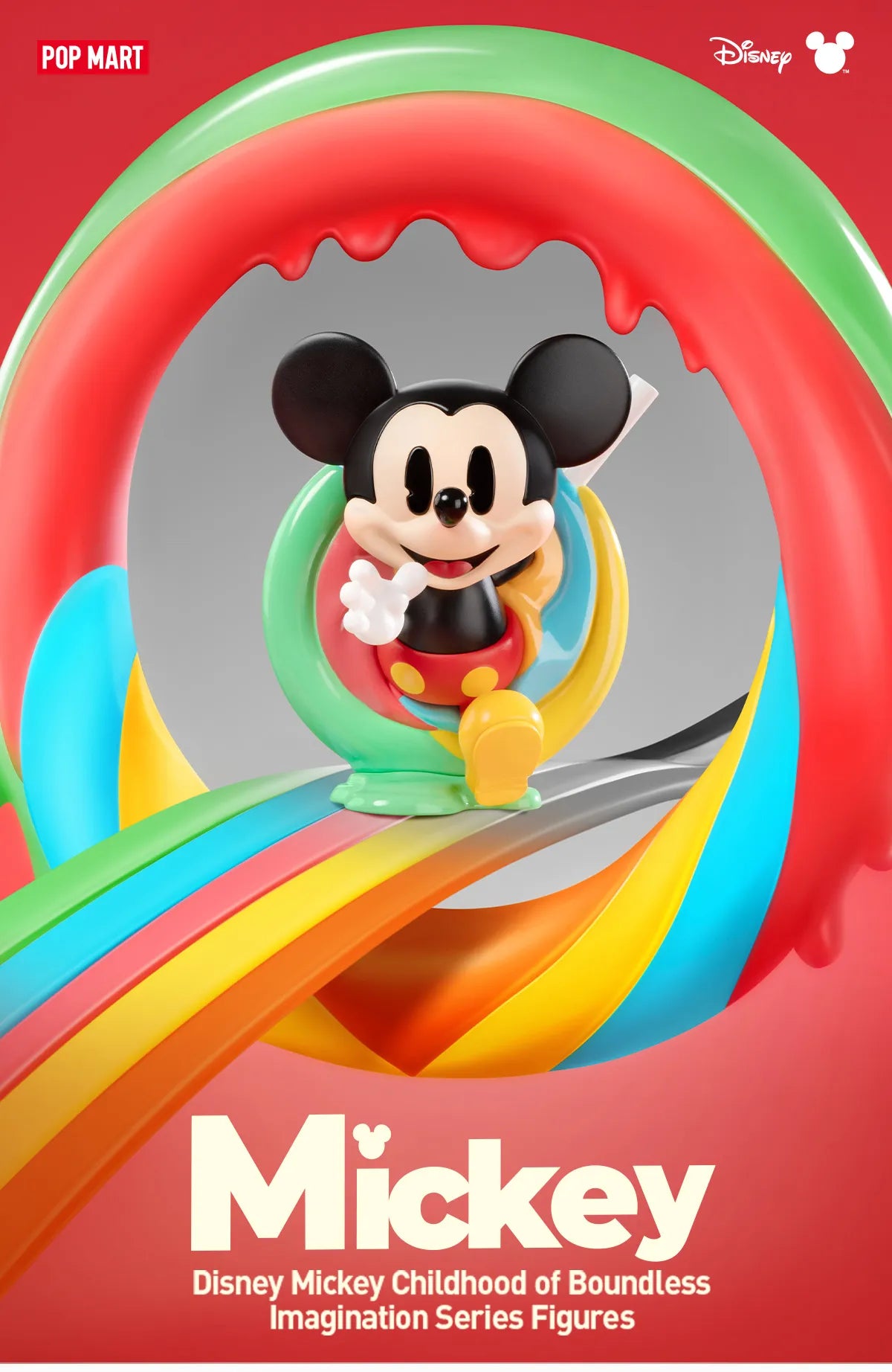 Pop Mart Disney - Mickey Childhood of Boundless Imagination Series Figures Blind Box (1 Random Box) - Nix Guide To