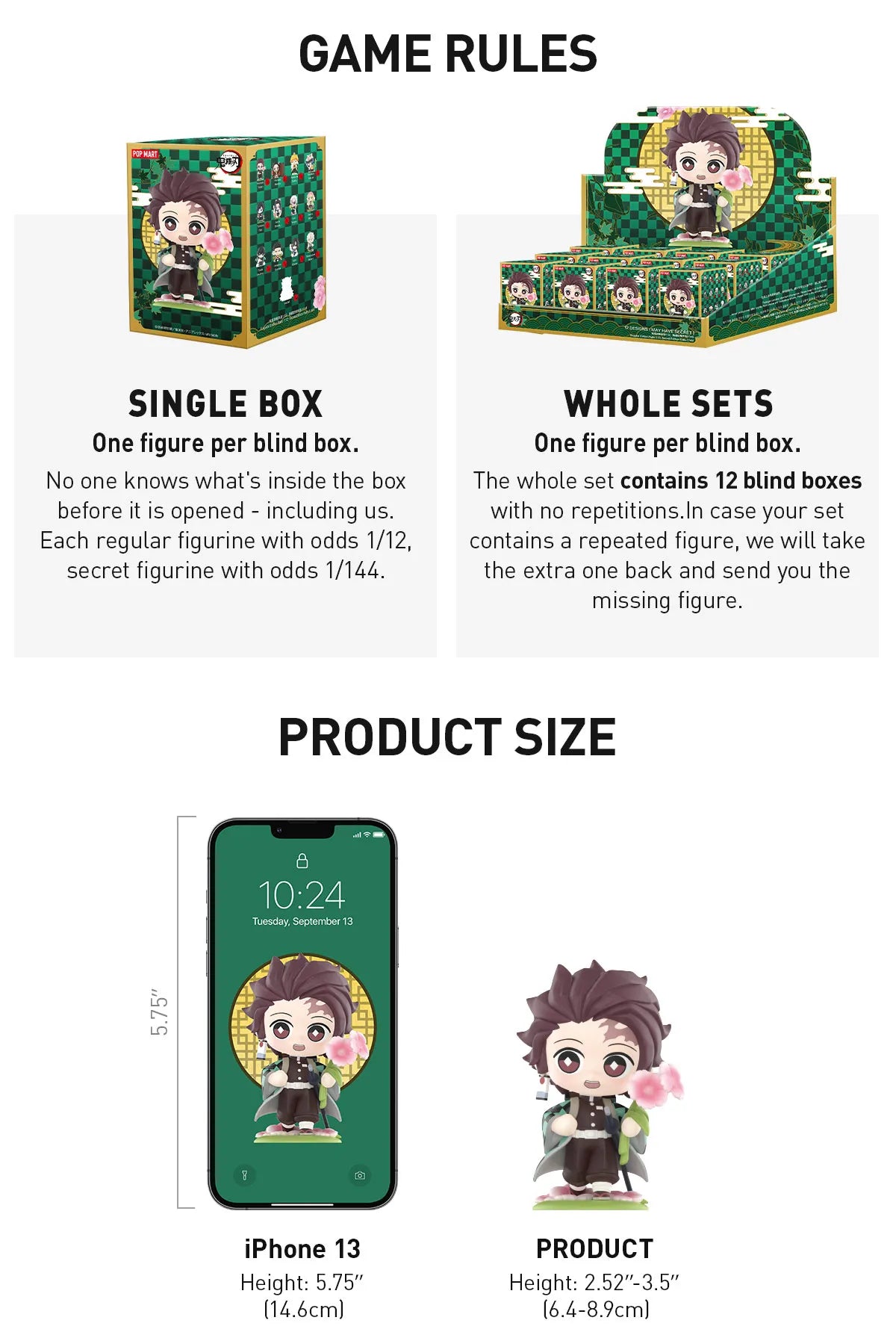 Pop Mart Demon Slayer Kimetsu no Yaiba Birth Flower Series Figures Blind Box (1 Random Box) - Nix Guide To