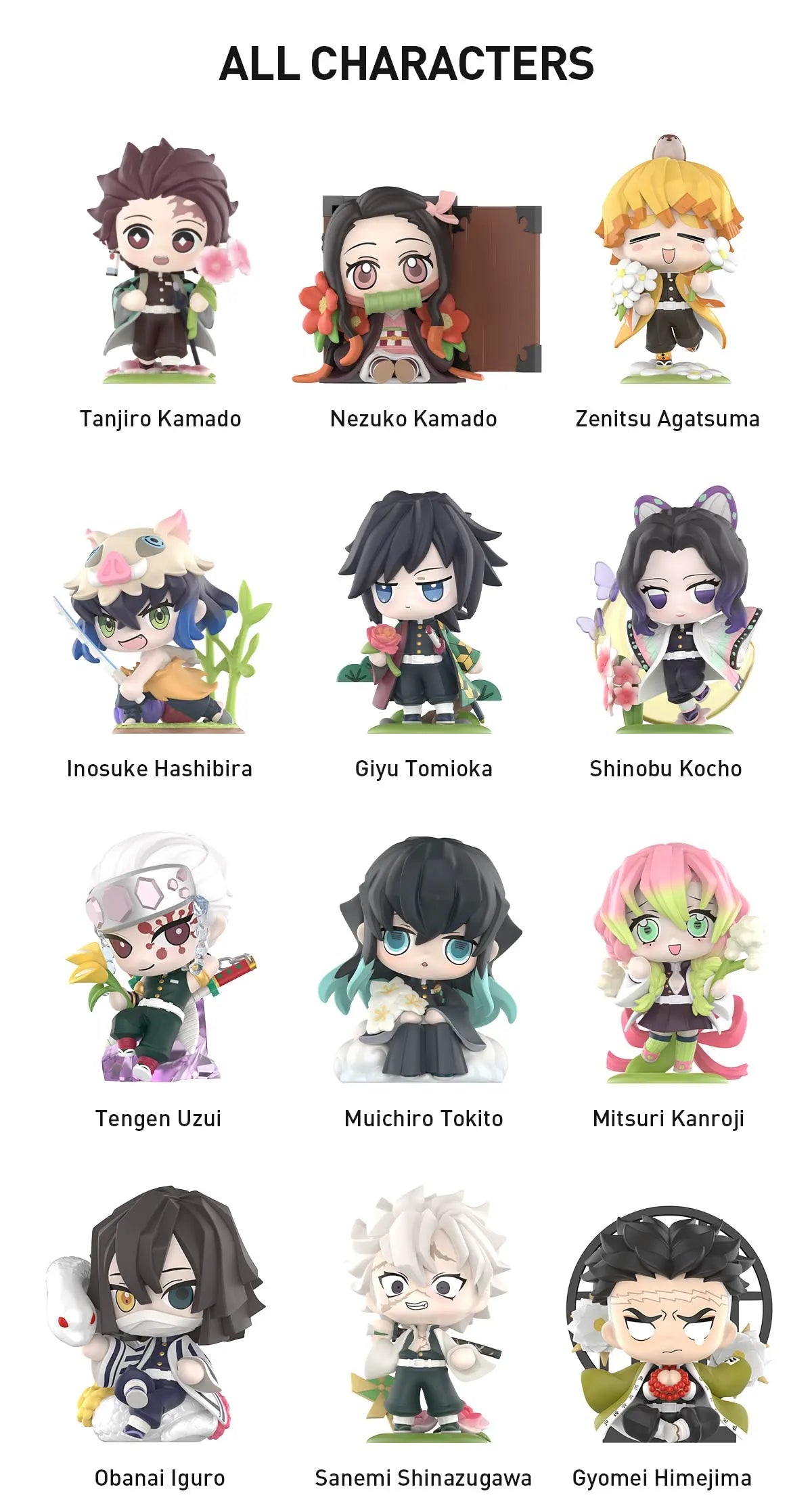 Pop Mart Demon Slayer Kimetsu no Yaiba Birth Flower Series Figures Blind Box (1 Random Box) - Nix Guide To