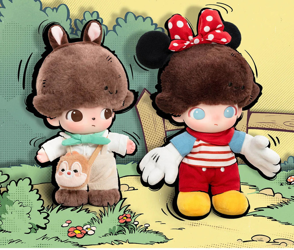 Pop Mart DIMOO WORLD × DISNEY Series-Vinyl Plush Keychain Blind Box(1 Random Box) - Nix Guide To