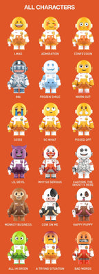 Pop Mart Mega Space Molly 100% x Emoji Series Blind Box (1 Random Box) - Nix Guide To