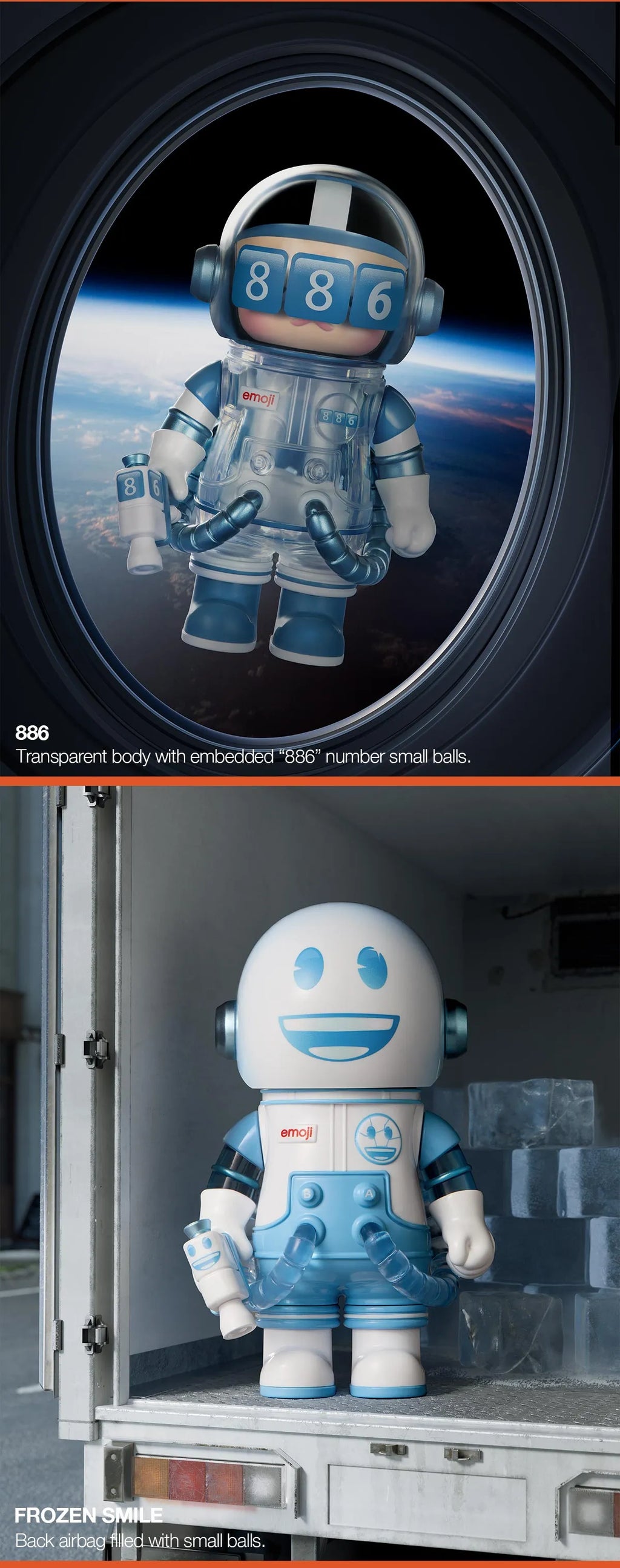 Pop Mart Mega Space Molly 100% x Emoji Series Blind Box (1 Random Box) - Nix Guide To