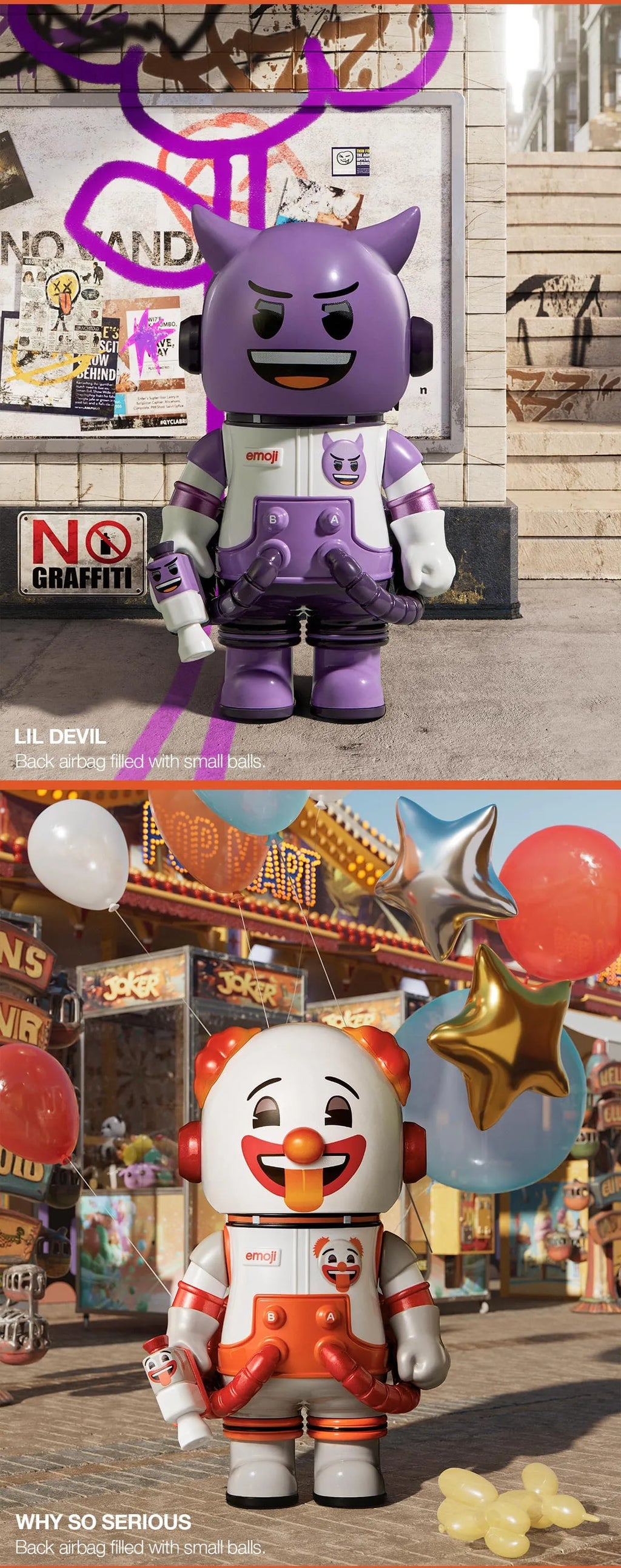 Pop Mart Mega Space Molly 100% x Emoji Series Blind Box (1 Random Box) - Nix Guide To