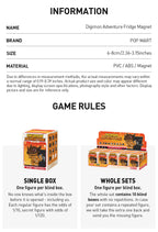 Pop Mart Digimon Adventure Fridge Magnet Series Figure Blind Box (1 Random Box) - Nix Guide To