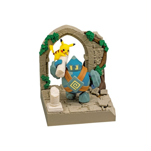 Pokemon Diorama Collection: Castle Ruins (1 Random Box) (Re-ment Blind Box) - Nix Guide To