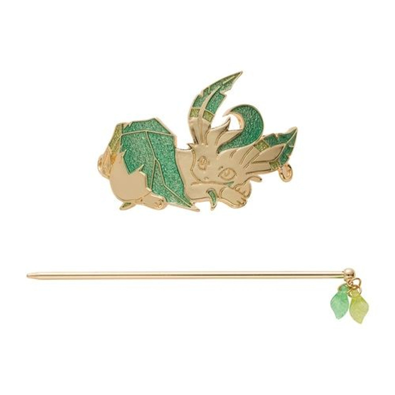Pokémon Center Leafeon Hair Clip (Pokémon Center Japan)