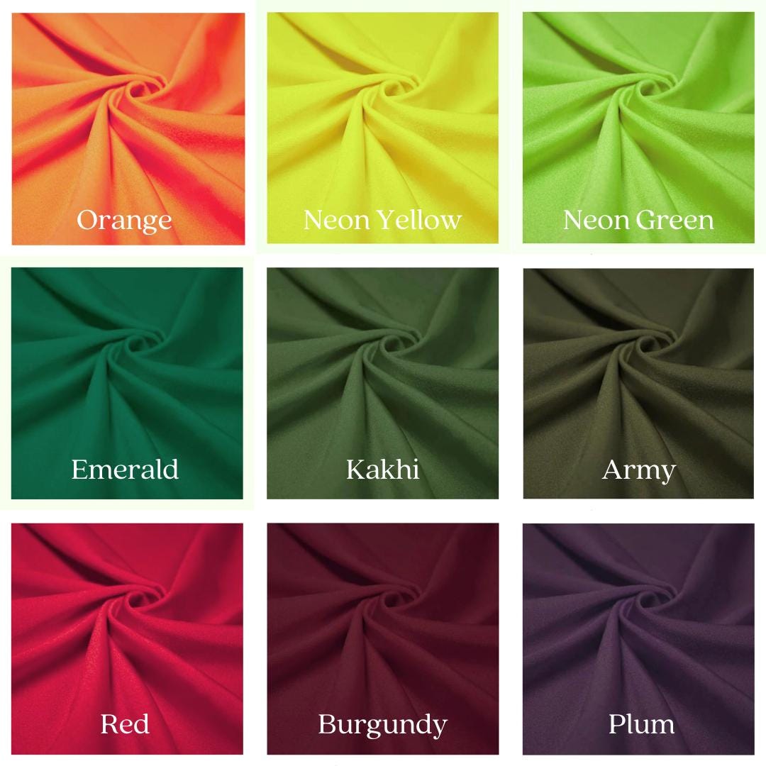 Nylon Spandex Fabric: 4-Way Stretch Swimwear Activewear - 60" Wide - Nix Guide To