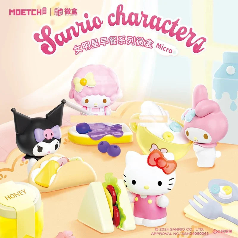 Sanrio Star Girls Breakfast Series Mini Box Micro Blind Box (1 Random Box) - Nix Guide To