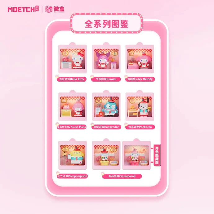 Sanrio 24-Hour Restaurant Series Mini Box Micro Blind Box (1 Random Box) - Nix Guide To