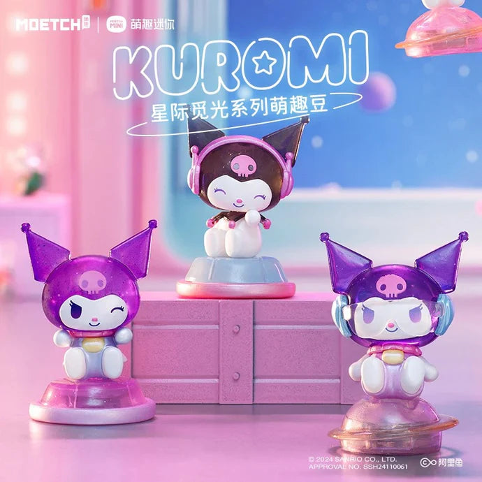 Sanrio Kuromi Galactic Light Hunt Series Moetch Bean Blind Box (1 Random Box) - Nix Guide To