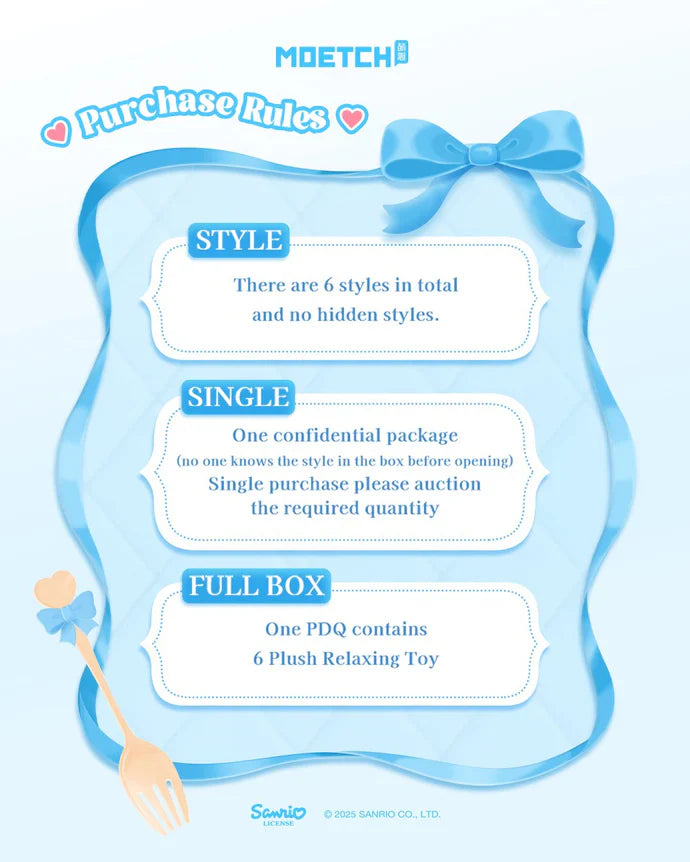 Sanrio Blue Flutter Series Vinyl Toy Blind Box (1 Random Box)