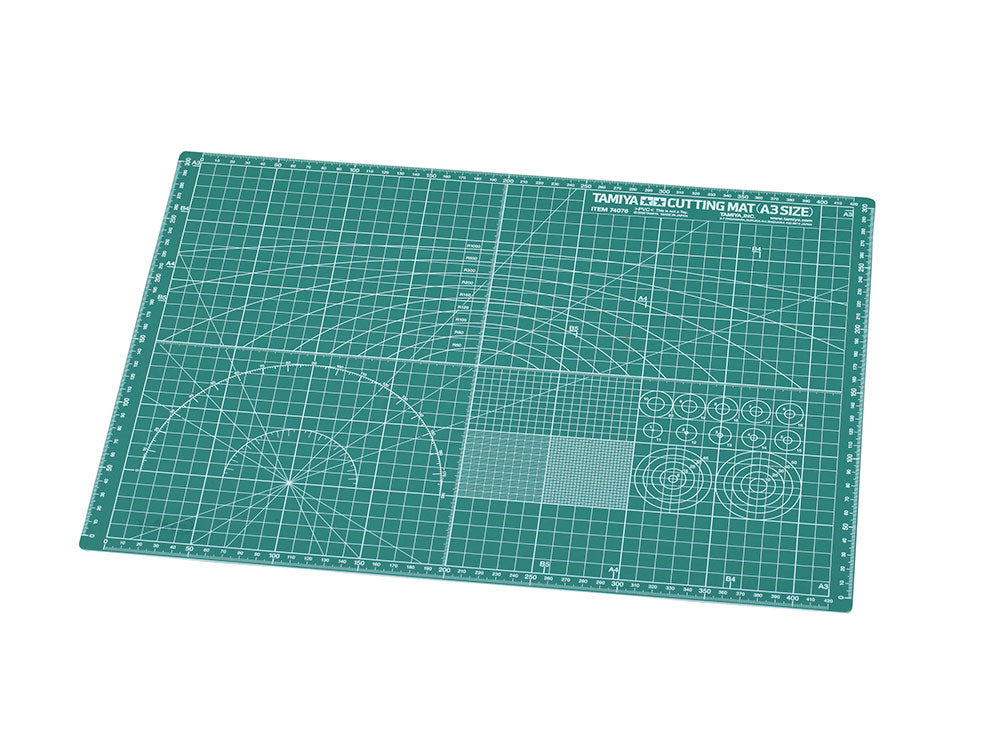 Tamiya Cutting Mat 74076 (A3 size/Green)