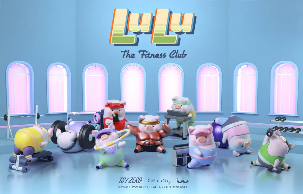Lulu The Piggy The Fitness Club Series Blind Box (1 Random Box) - Nix Guide To
