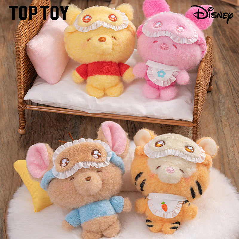 Disney Squinting Sleepwear Series Plush Pendant Blind Boxes (1 Random Box) - Nix Guide To