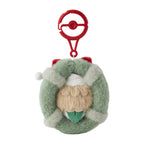 Holiday Blessing Rowlet Plushie Keychain (Pokemon Center Japan)
