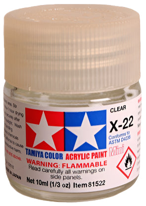Tamiya Clear Acrylic Mini 10ml 81552