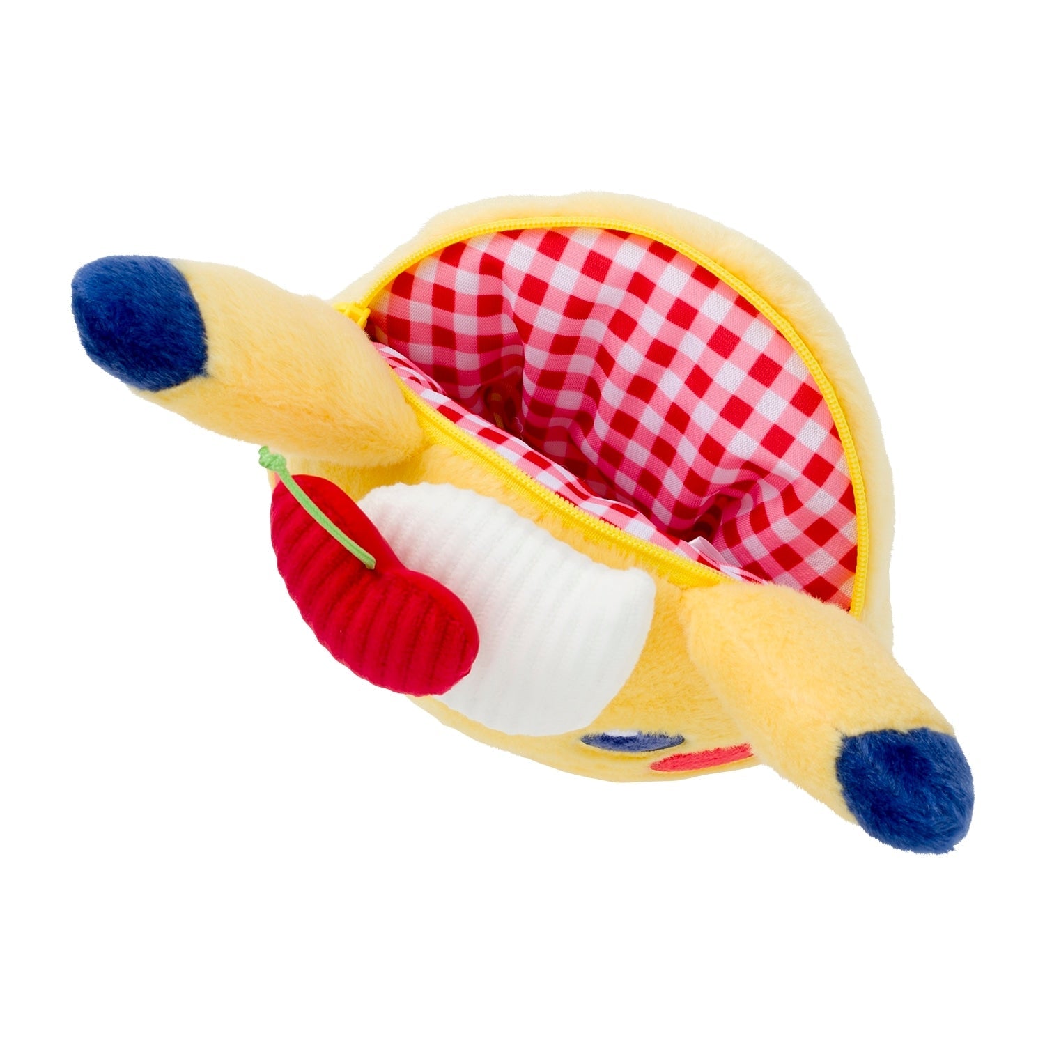 Pokemon Center Pikachu Cream and Cherry Face Pouch (Pokémon Center Japan)
