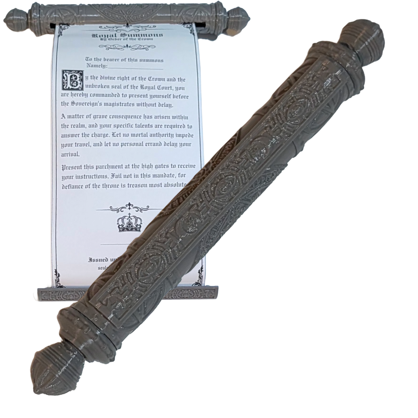 The Chronicle Carrier v2 // Modular Retractable Scroll Case with Interchangeable Parts