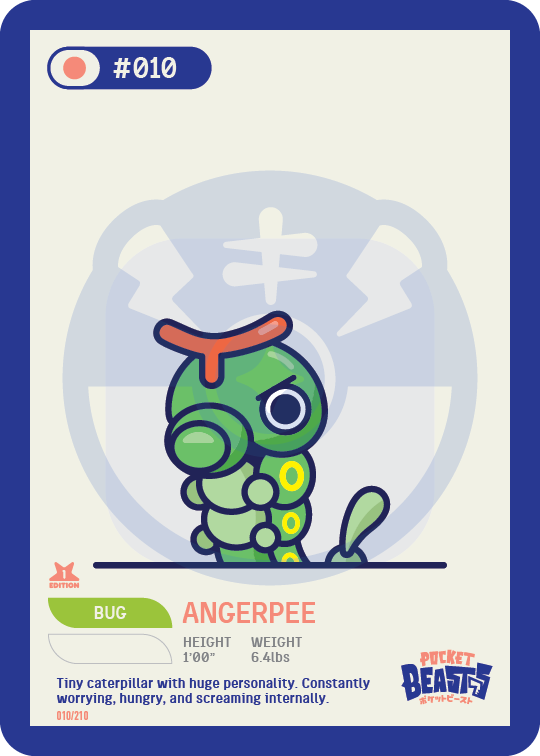 Pocket Beasts - Beast Stickers - Nix Guide To