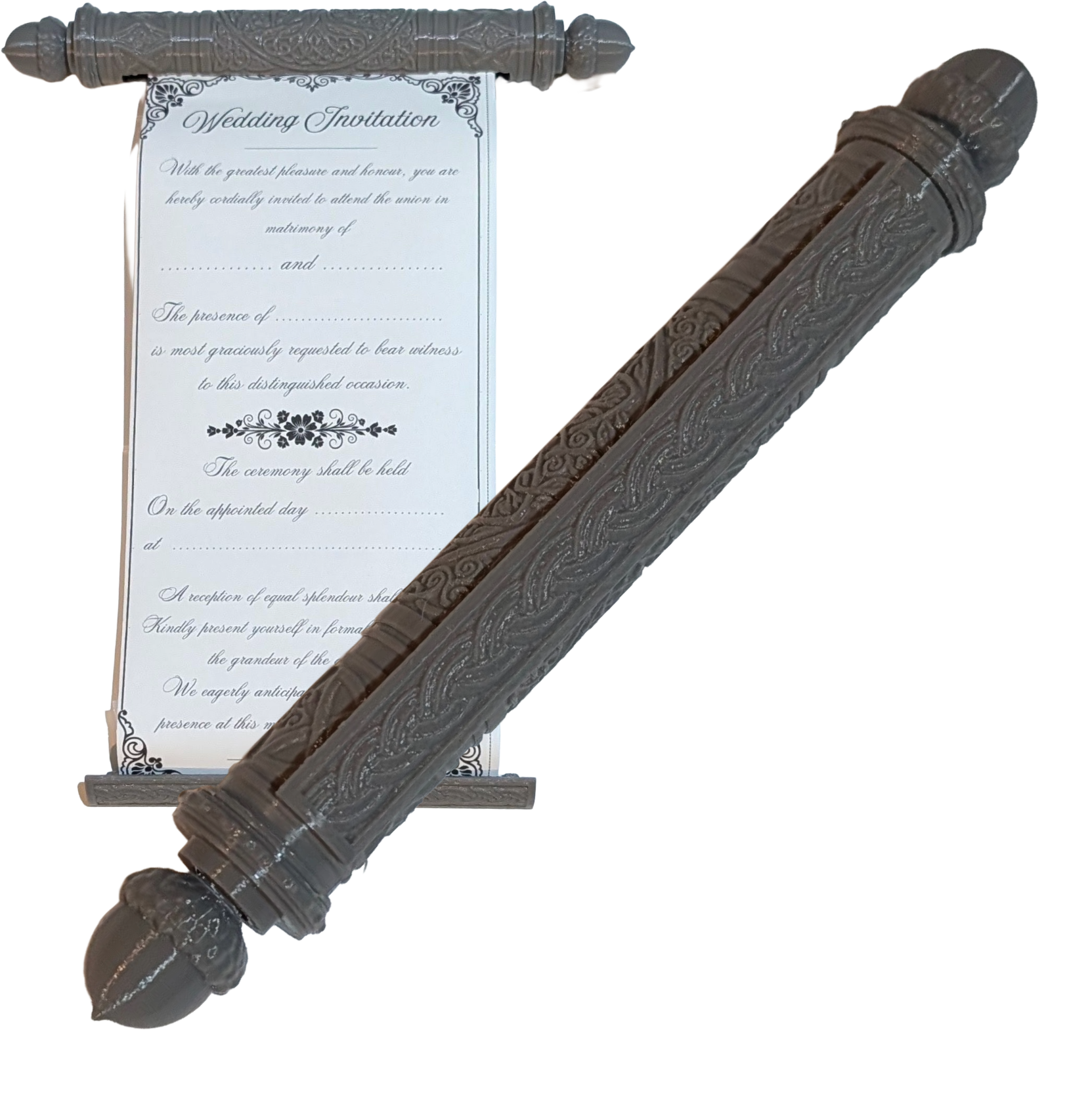 The Chronicle Carrier v2 // Modular Retractable Scroll Case with Interchangeable Parts