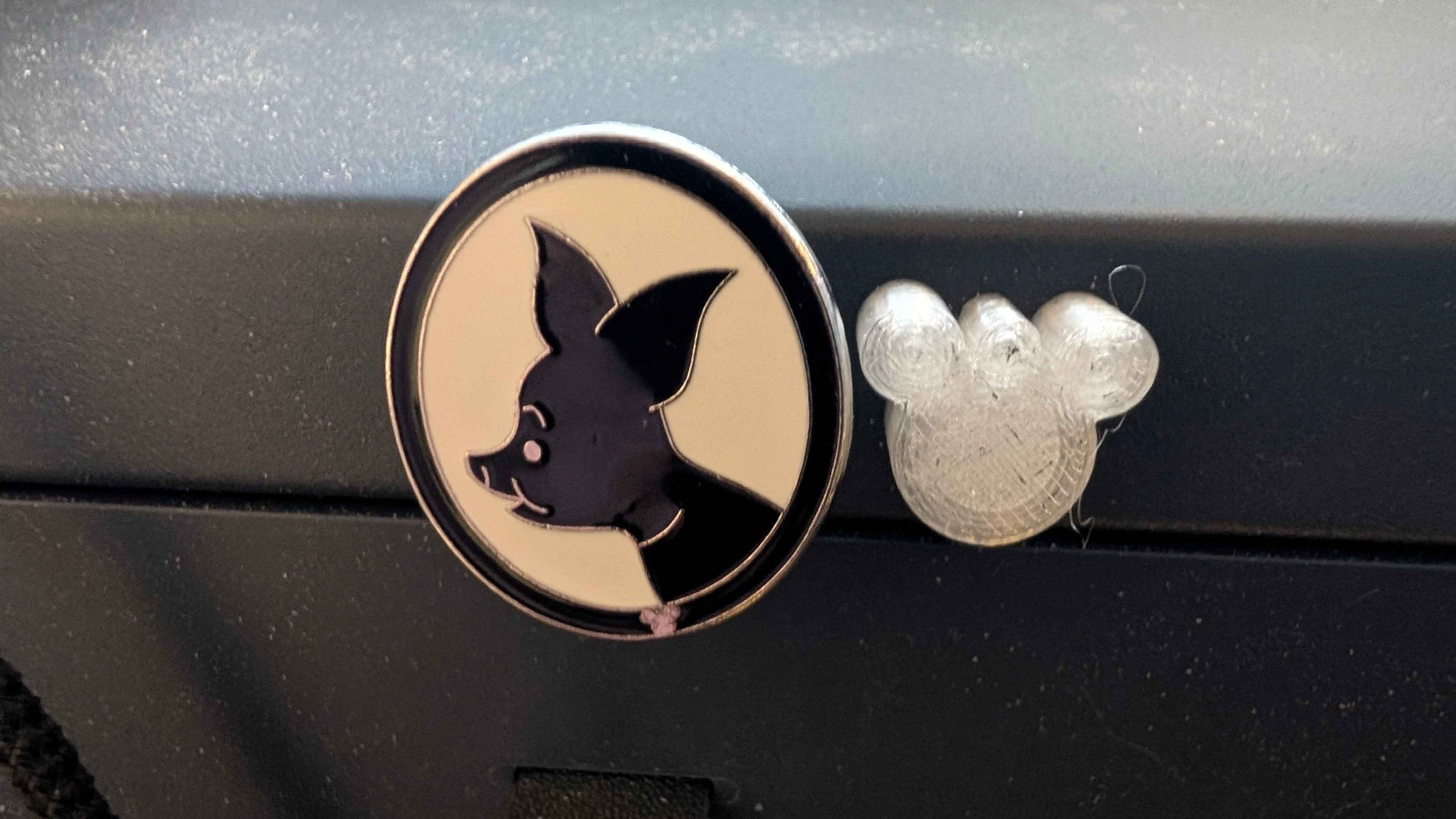 Mickey-Shaped Magnetic Pin Backs – Flexible TPU, Magnet Insert (Commercial Rights) - Nix Guide To
