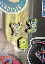 Mickey-Shaped Magnetic Pin Backs – Flexible TPU, Magnet Insert (Commercial Rights) - Nix Guide To