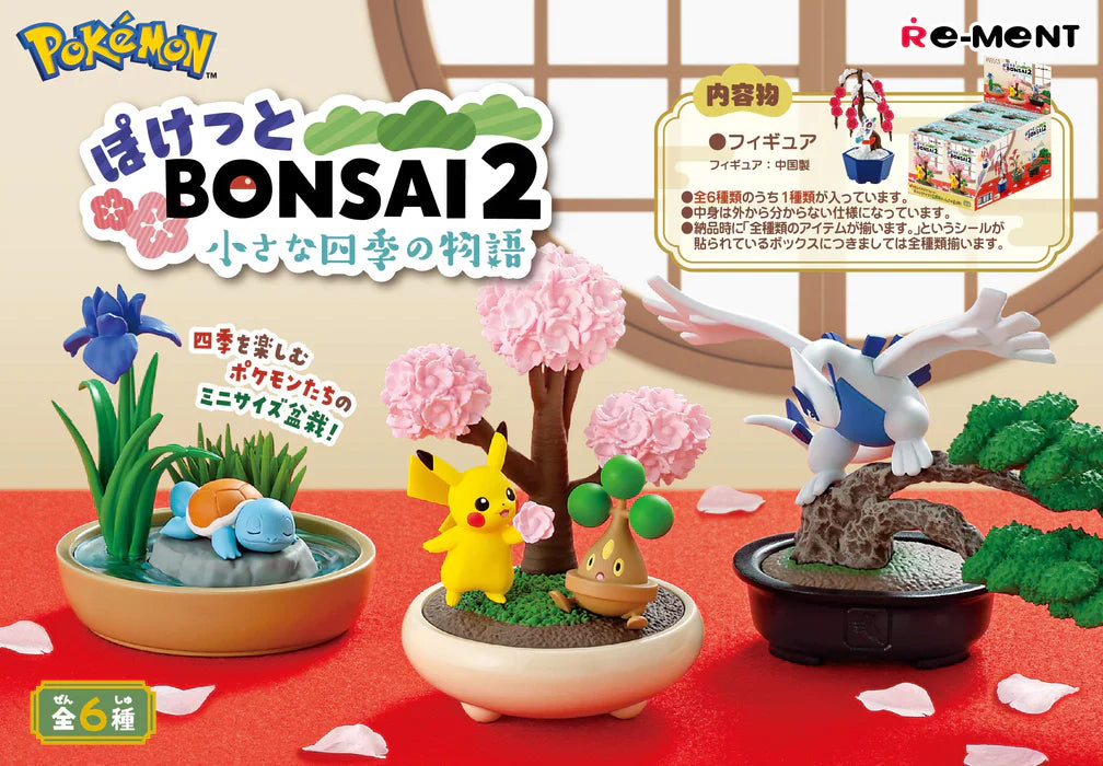 Pokemon Bonsai 2: A Little Tale of the Four Seasons (1 Random Box) (Re-ment Blind Box) - Nix Guide To