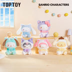 Sanrio Characters Play With Kittens Series Plush Keychains Blind Box (1 Random Box) - Nix Guide To