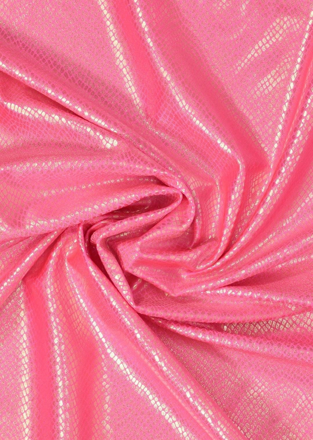 Foil Snake Print Spandex Fabric: Purple, Pink & Turquoise Metallic 4-Way Stretch - Nix Guide To