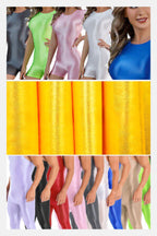 Mystique Stretch Fabric – Shimmering 4-Way Stretch Spandex for Dancewear, Costumes, Gymnastics, and More - Nix Guide To