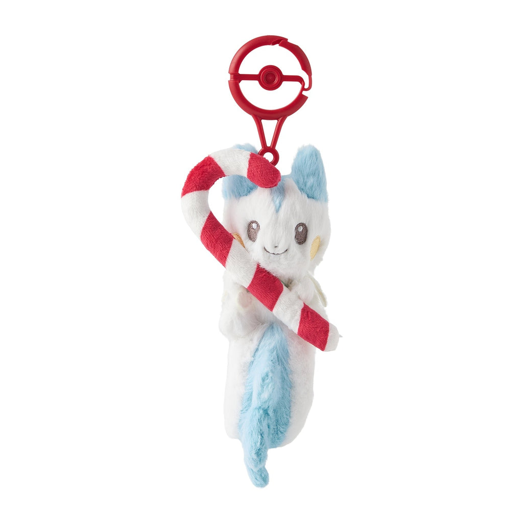 Holiday Blessing Pachirisu Plushie Keychain (Pokemon Center Japan)