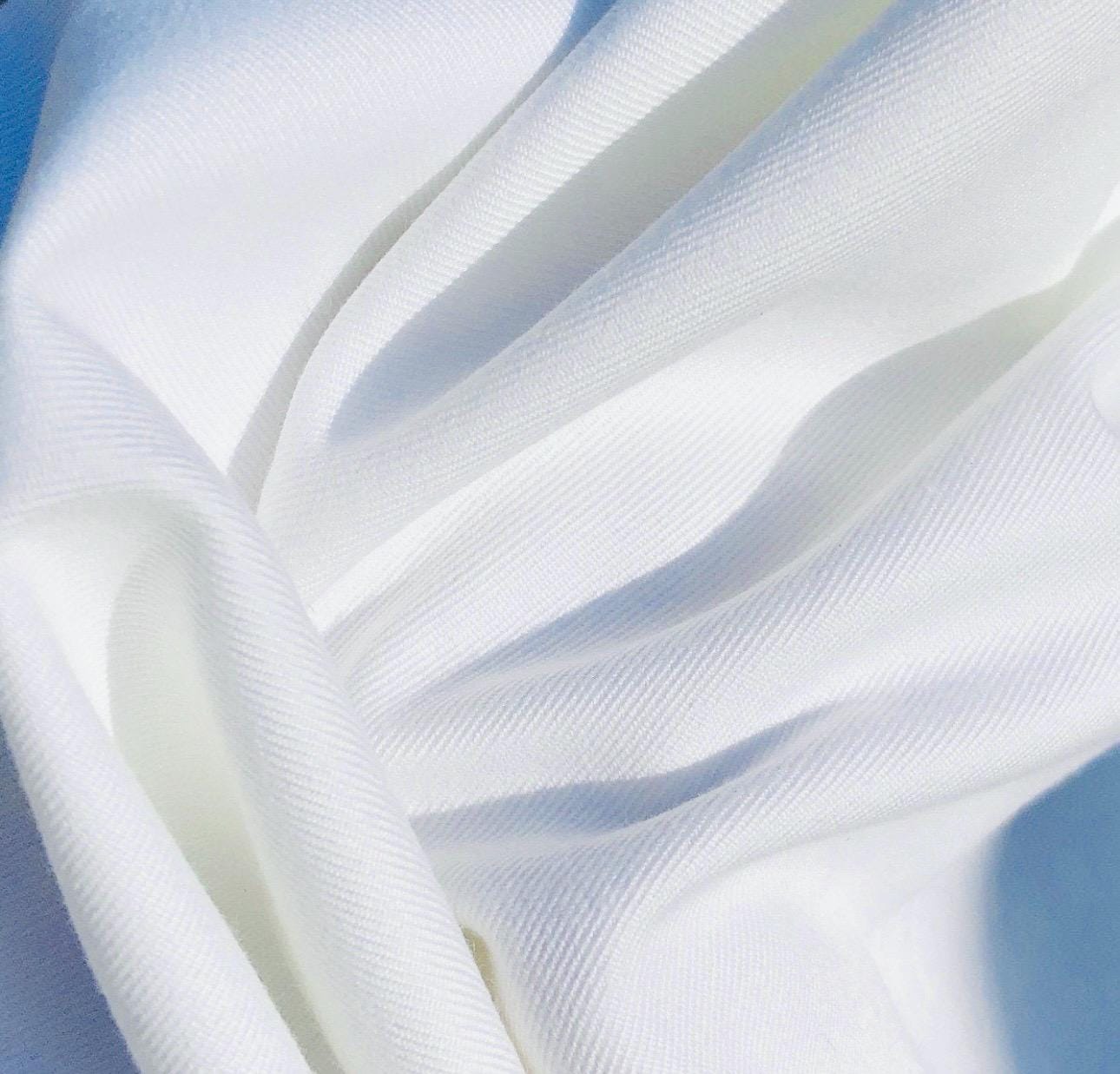 Black and White Twill Fabric: 65/35 Poly-Cotton Blend, 57" Wide - Nix Guide To