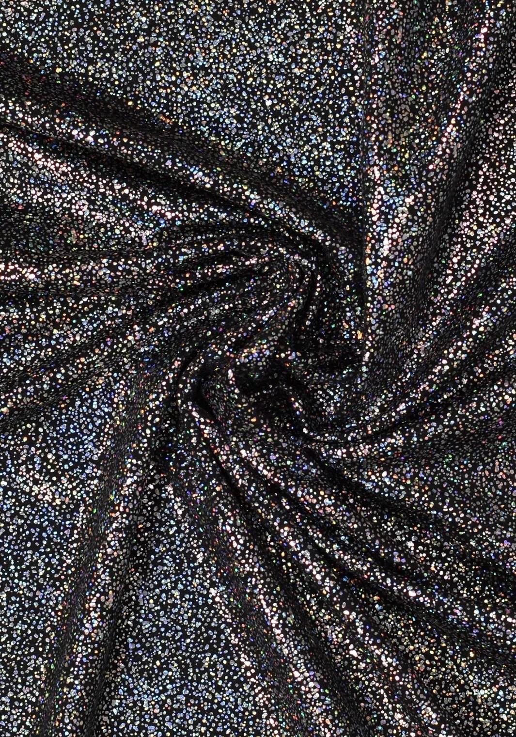 Holographic Dot Spandex Fabric: 4-Way Stretch Dance, Costume, Swimwear - Nix Guide To