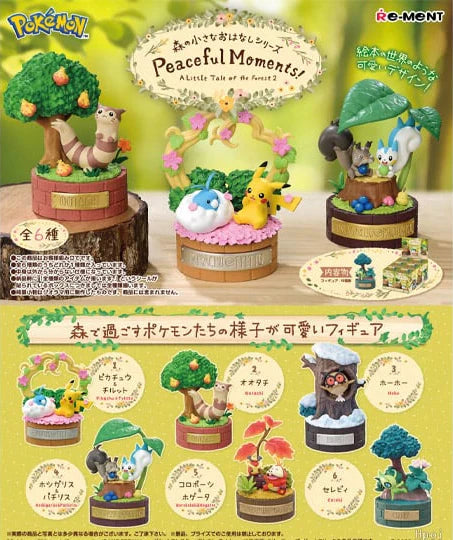 Pokémon Forest Stories Series: Peaceful Moments (1 Random Box) (Re-ment Blind Box) - Nix Guide To