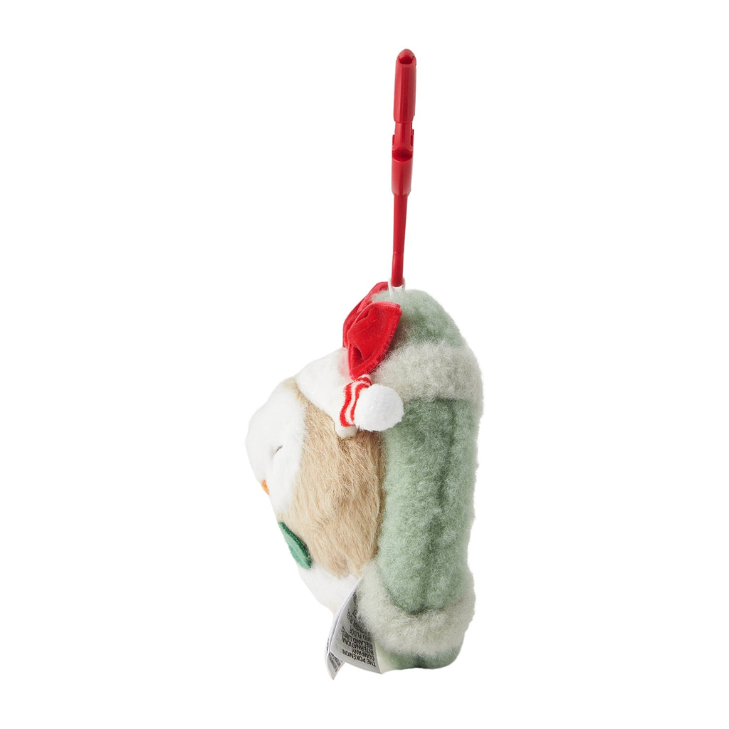 Holiday Blessing Rowlet Plushie Keychain (Pokemon Center Japan)
