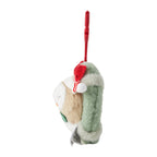 Holiday Blessing Rowlet Plushie Keychain (Pokemon Center Japan)