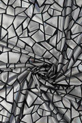 Holographic Geometric Stretch Fabric – 60” Wide Iridescent Nylon Spandex | Shiny Dancewear, Costumes, Crafts - Nix Guide To