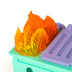 8-Bit Dumpster Fire Vinyl Figure by 100% Soft - Nix Guide To