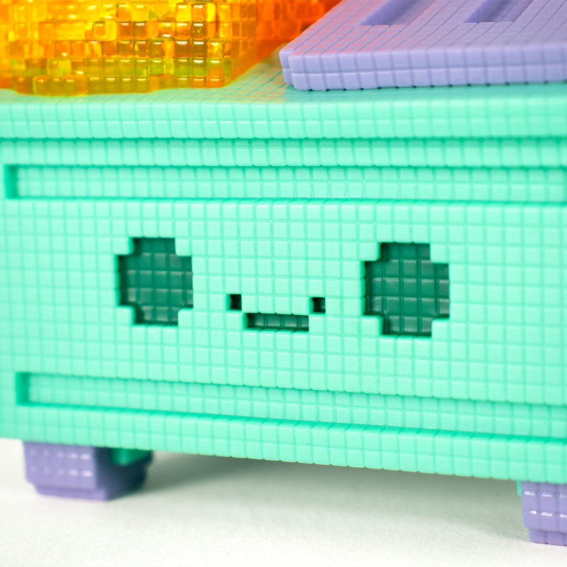 8-Bit Dumpster Fire Vinyl Figure by 100% Soft - Nix Guide To