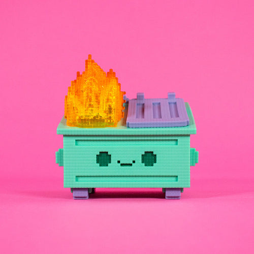 8-Bit Dumpster Fire Vinyl Figure by 100% Soft - Nix Guide To
