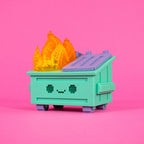 8-Bit Dumpster Fire Vinyl Figure by 100% Soft - Nix Guide To