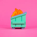 8-Bit Dumpster Fire Vinyl Figure by 100% Soft - Nix Guide To