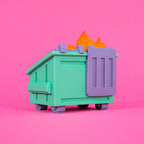 8-Bit Dumpster Fire Vinyl Figure by 100% Soft - Nix Guide To