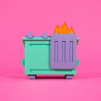 8-Bit Dumpster Fire Vinyl Figure by 100% Soft - Nix Guide To